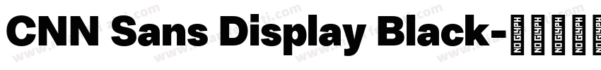 CNN Sans Display Black字体转换